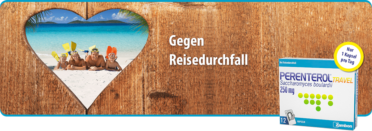 Perenterol travel - Gegen Reisedurchfall