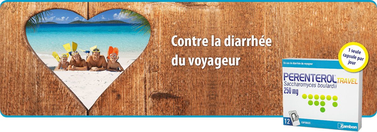 Perenterol travel - Contre la diarrhée du voyageur