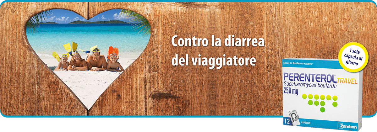 Perenterol travel - Contro la diarrea del viaggiatore